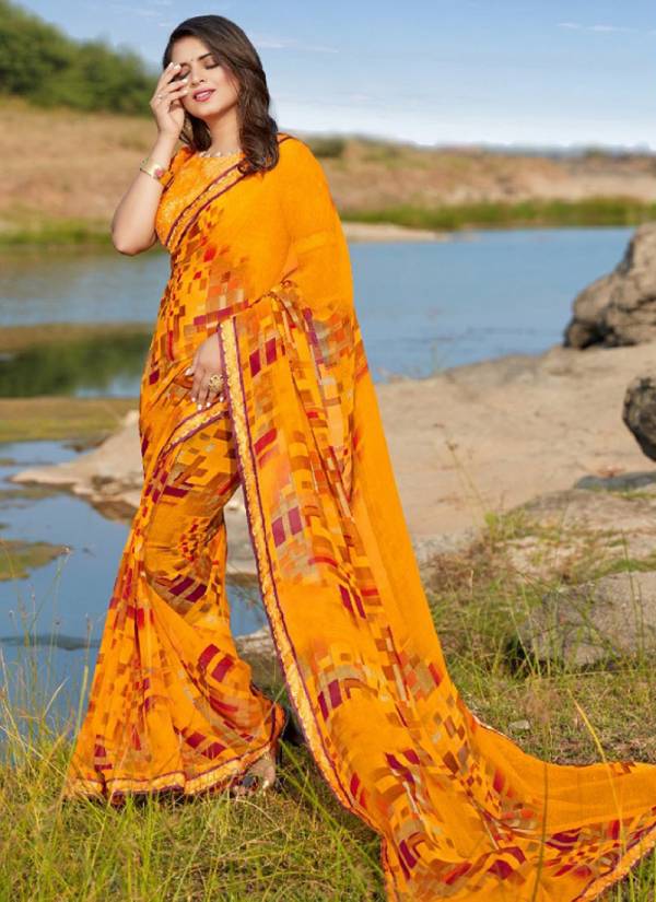 Radha Rani Printed Sarees with Beautiful Exclusive Border 
